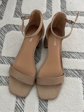 Nude Block Heel sandals
